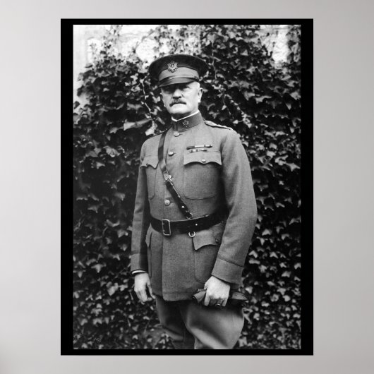 Poster Général John J. Pershing. Image General_War (Devant)