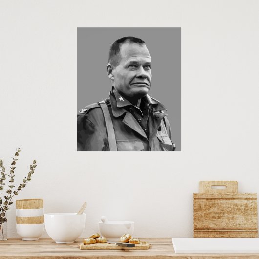 Poster General Lewis Puller -- "Chesty" (Cuisine)