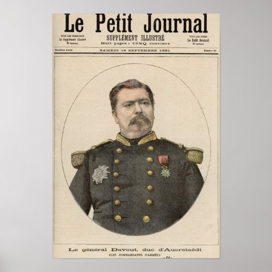 Poster Général Louis Nicolas Davout (Devant)
