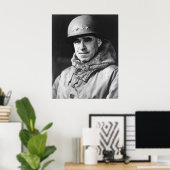 Poster Général Omar Bradley (Bureau à domicile)