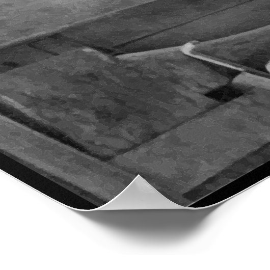 Poster Général Patton En Sicile — Frontière (Coin)