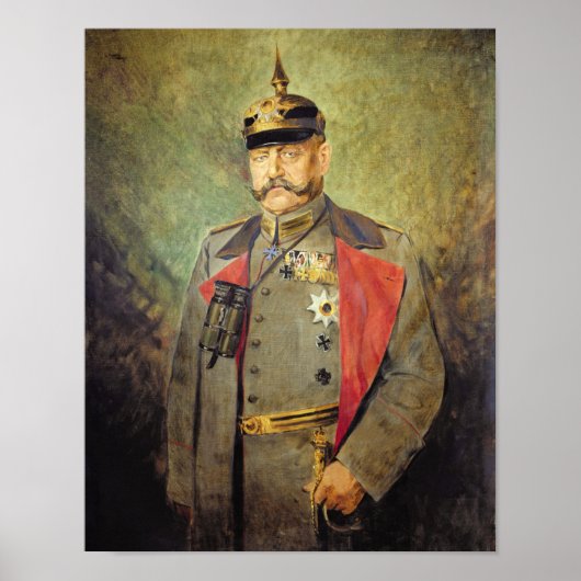 Poster Général Paul von Hindenburg, vers 1916 (Devant)