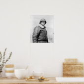 Poster Général vintage George S. Patton 2ÈME GUERRE MONDI (Cuisine)