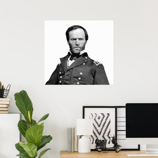 Poster Général William Tecumseh Sherman (Bureau à domicile)