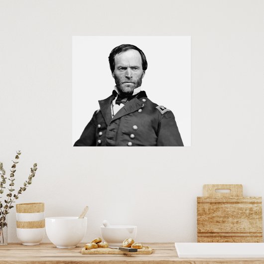 Poster Général William Tecumseh Sherman (Cuisine)