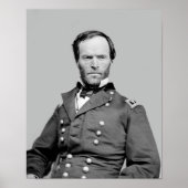 Poster Général William Tecumseh Sherman Portrait - 1864 (Devant)