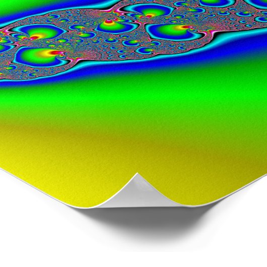 Poster Générateur arc-en-ciel - Fractal (Coin)