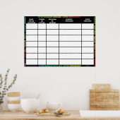 Poster Générateur de vocabulaire (Cuisine)