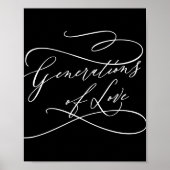 Poster Génération romantique noire foncée de l'amour (Devant)