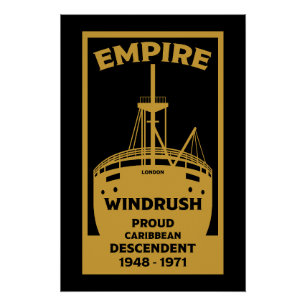 Poster Génération Windrush Historique noir