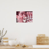 Poster générations de rasage (Cuisine)