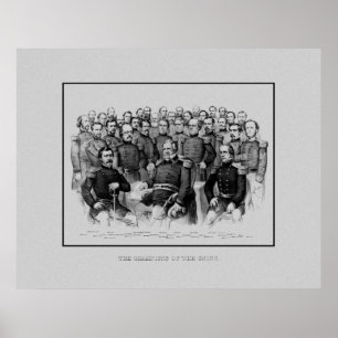 Poster Généraux de guerre civile des syndicats