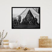 Poster Généraux de l'armée du Potomac 1863 (Cuisine)