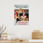 Poster Générez et pouvez produire vous-même (Cuisine)