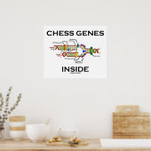 Poster Gènes d'échecs à l'intérieur (réplication de l'ADN (Cuisine)