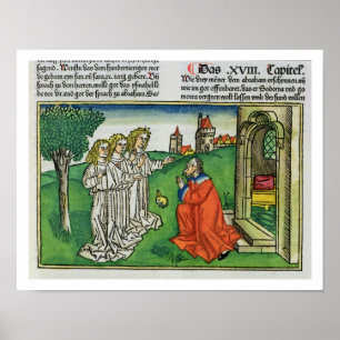 Poster Genèse 18 2 Abraham et les Trois Anges, de