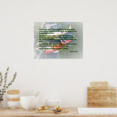 Poster Genèse 1 20-23 Dieu dit : Que les eaux apportent (Cuisine)