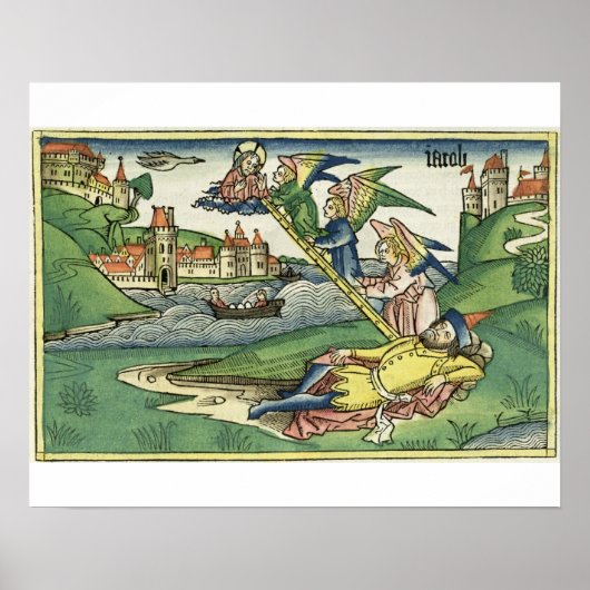 Poster Genèse 28 10 L'échelle de Jacob, du 'Nuremberg' (Devant)