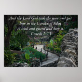 Poster Genèse 2:15 (Devant)