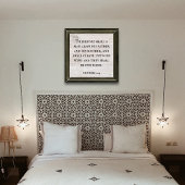 Poster Genèse 2:24 Roi Jacques Bible Christian