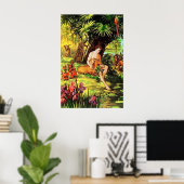 Poster Genèse 2 Dieu fait le premier homme (Bureau à domicile)