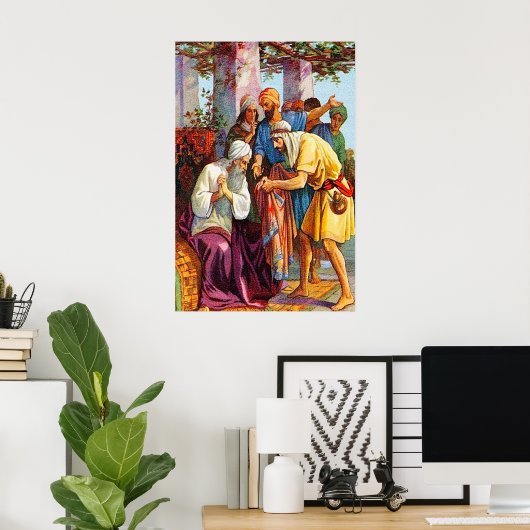 Poster Genèse 37 Les Frères trompent l'affiche Jacob (Bureau à domicile)