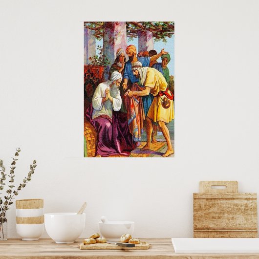 Poster Genèse 37 Les Frères trompent l'affiche Jacob (Cuisine)