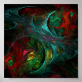 Poster Genèse Art Abstrait (Devant)