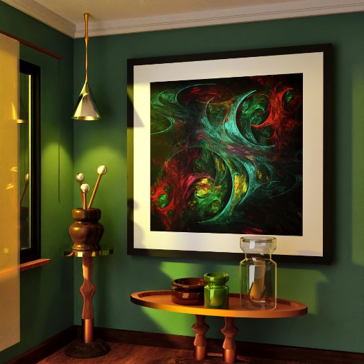 Poster Genèse Art Abstrait