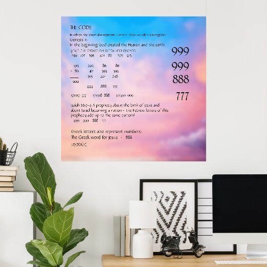 Poster Genèse du code 1:1 (Bureau à domicile)