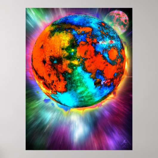 Poster Genèse lunaire (Devant)