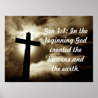 Poster Genesis 1:1