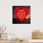 Poster Genesis 1 10 Seas —POSTER IMPRIMER (Cuisine)