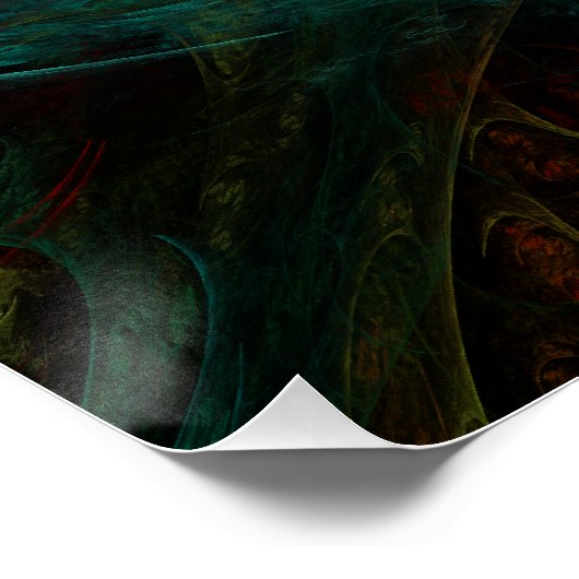 Poster Genesis Nova Art Abstrait (Coin)