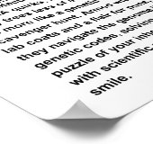 Poster Génétique Médicale (Coin)