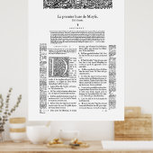 Poster Genève 1564 (Cuisine)