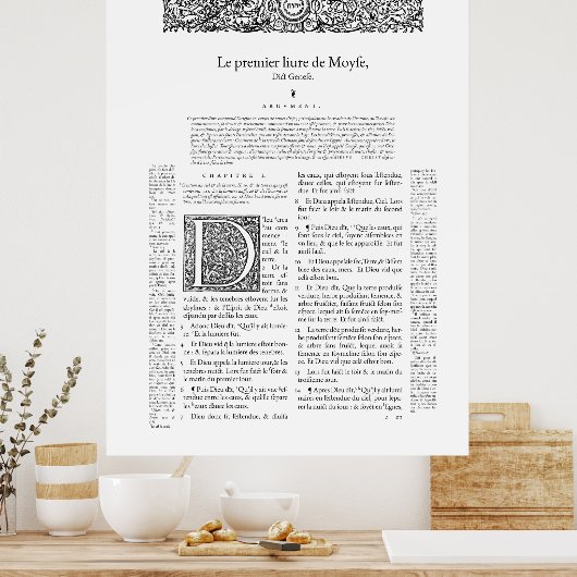 Poster Genève 1564 (Cuisine)