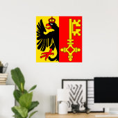 Poster Genève, Suisse (Bureau à domicile)
