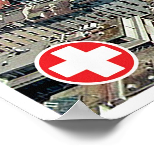 Poster Genève - Suisse (Coin)