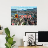 Poster Genève - Suisse (Bureau à domicile)