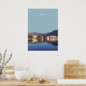 Poster Genève, Suisse Travel Artwork (Cuisine)