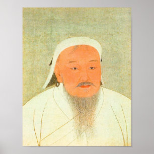 Poster Genghis Khan Portrait