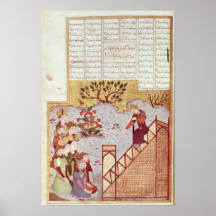 Poster Genghis Khan s'adressant à une congrégation