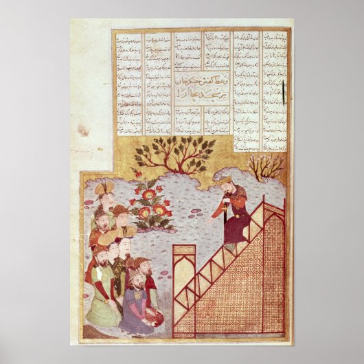 Poster Genghis Khan s'adresse à une congrégation (Devant)