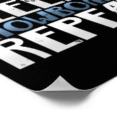 Poster Génial Manger Sleep Snowboard Répéter Snowboard T (Coin)