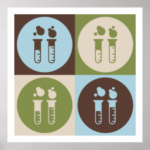 Poster Génie chimique d'art de bruit