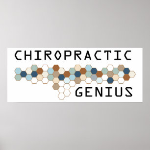 Poster Génie de chiropractie