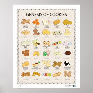 POSTER GÉNIE DE COOKIES, LUMIÈRE, 16"X20"