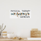 Poster Génie de la thérapie physique (Cuisine)
