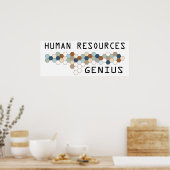 Poster Génie des ressources humaines (Cuisine)